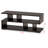 Prism Modern & Contemporary TV Stand in Dark Brown Finish, 35.24'' W X 11.69'' D X 14.4'' H