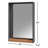 Ronnie Metal Mirror with Shelves-1909657544