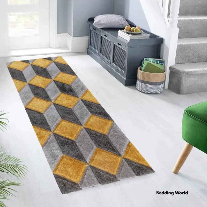 Large Shaggy Rugs Non Slip Living Room Hallway Fluffy Bedroom Carpet Mats, Rectangle 200 x 290 cm