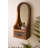 ARCHED WOOD FRAMED MIRROR WITH DRAWER