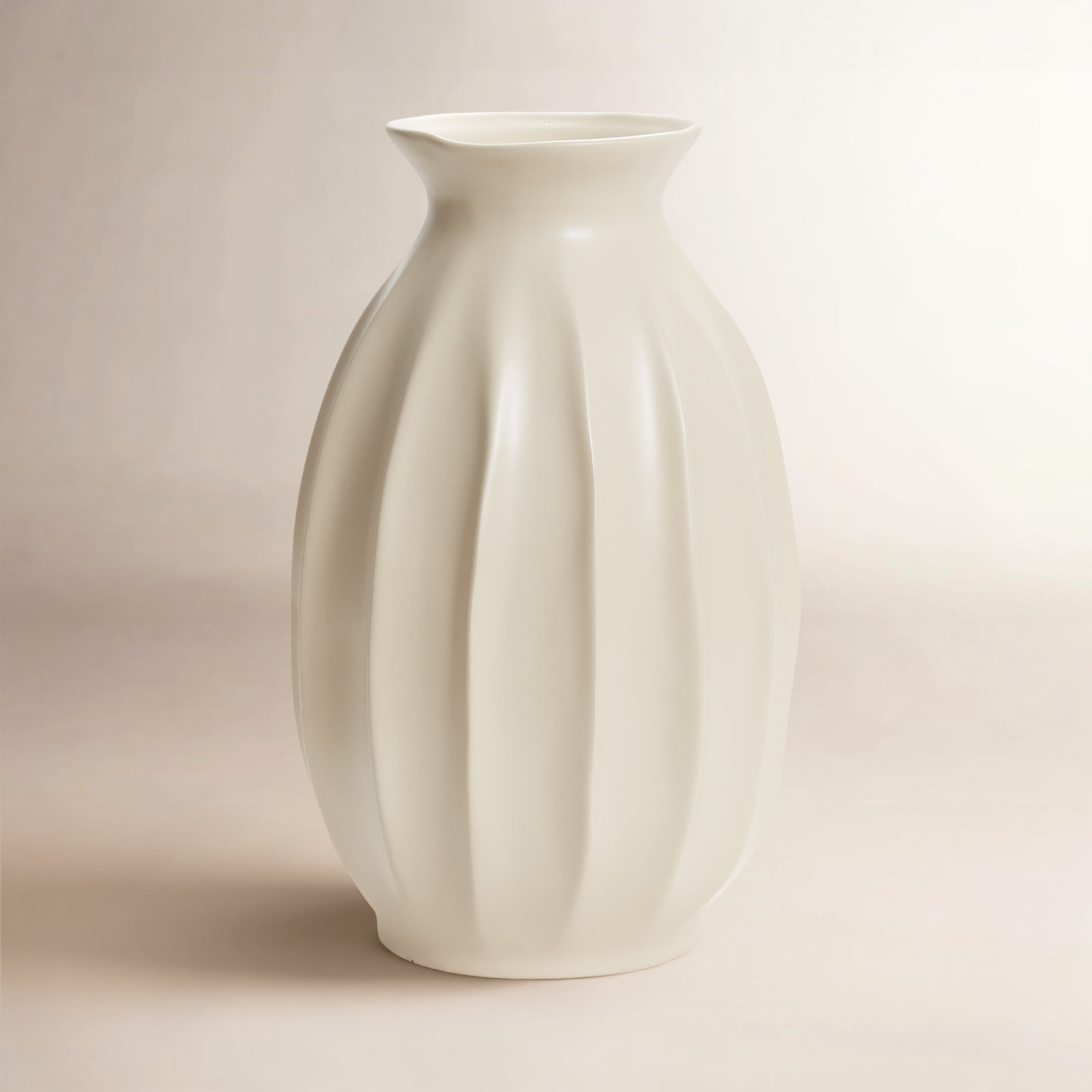 Ackerman Handmade Ceramic Table Vase, 14.25" H x 9" W x 9" D