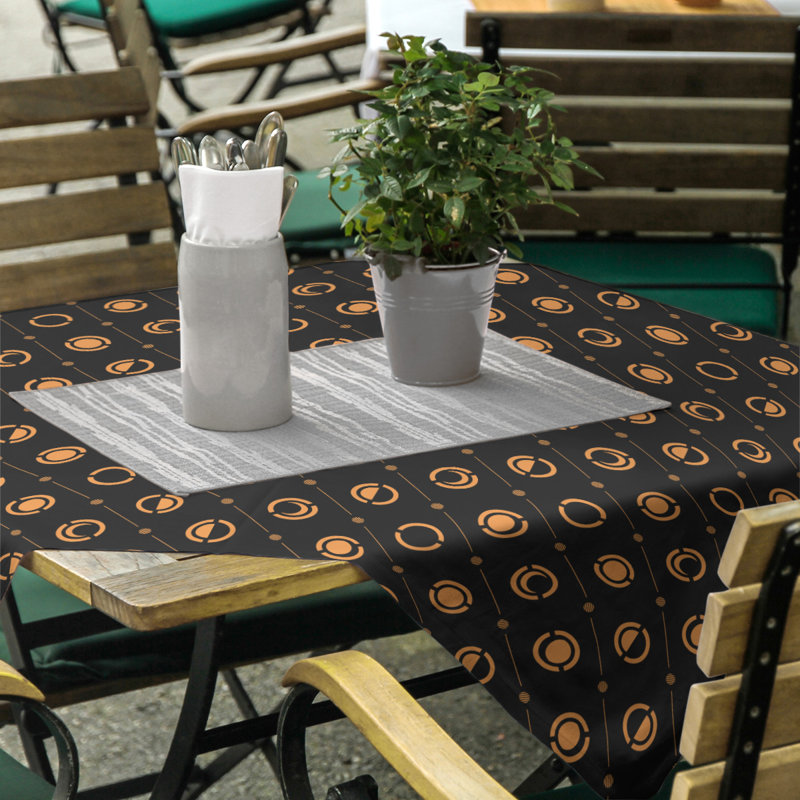Nappe des phases de lune classiques, Noir/orange