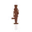 36" H Metal Nutcracker Yard Stake and Wall Decor
