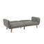 Canapé-lit capitonné en microfibre Fosnavag-1262084833
