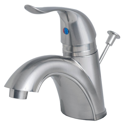 Single-Hole Single-handle Bathroom Faucet with Drain Assembly