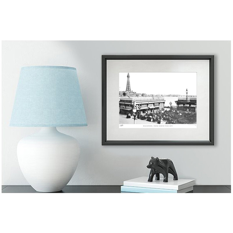 Blackpool, From North Pier 1899 - Single Picture Frame Print, 60cm H x 80cm W x 2.3cm D
