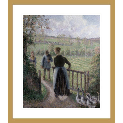 La femme aux oies par Camille Pissarro