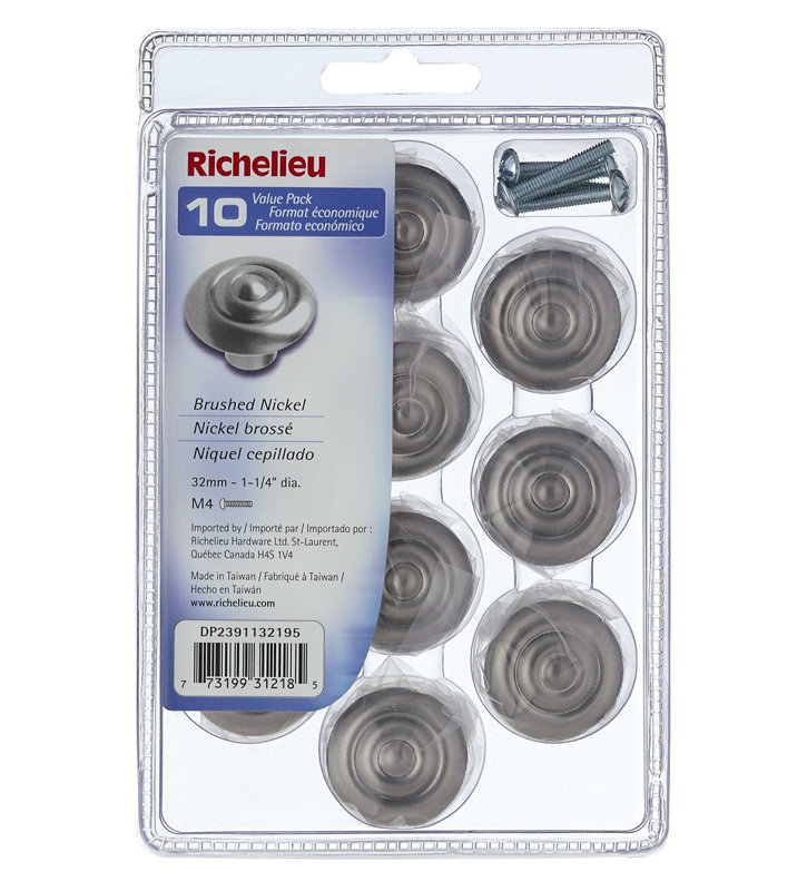 1 1/4" Diameter Round Knob