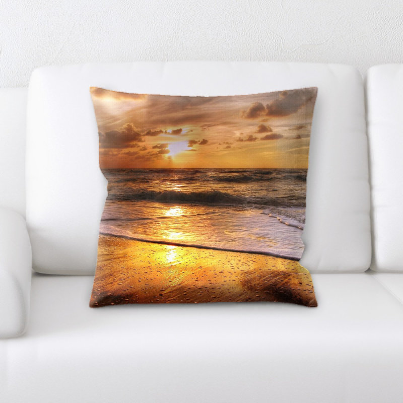 Coussin coucher de soleil