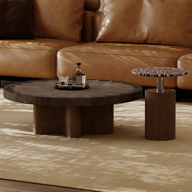 Middle ancient style round tea table.