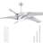 60" Ceiling Fan With Lights And Remote Control Standard Ceiling Fan With Light Kit Included