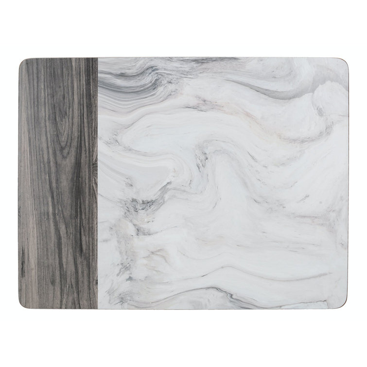 Marble Cork Abstract Rectangle Placemat