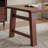 Retro Brown Rectangular Solid Wood Dining Table-1306291435