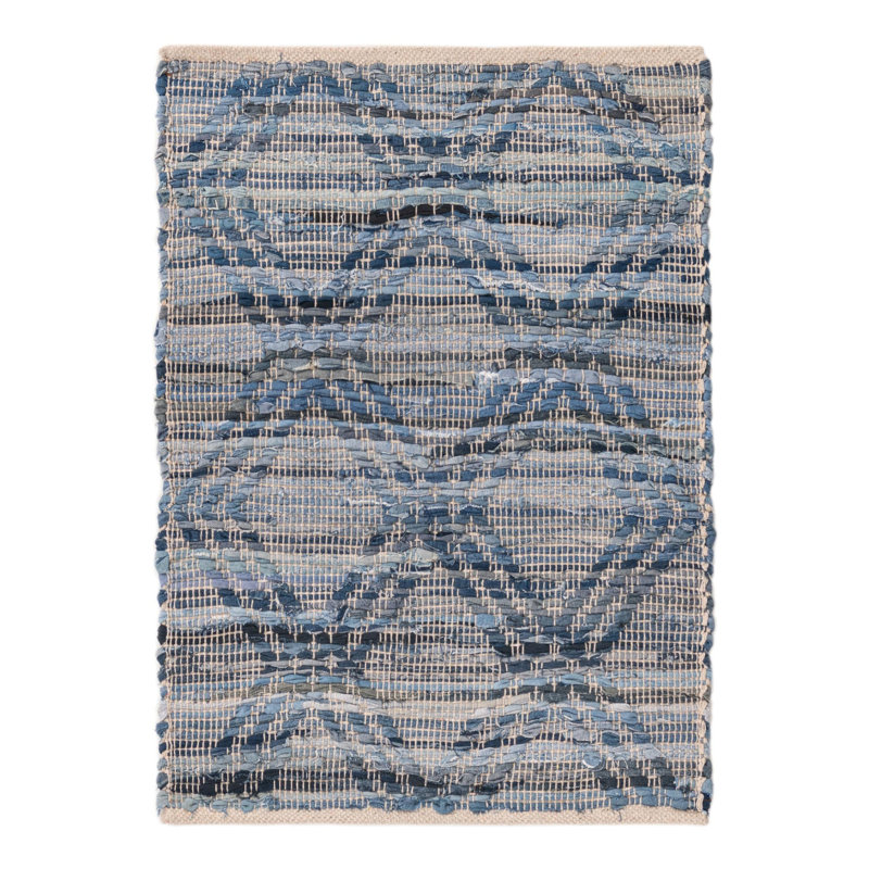 Brittnii Cotton Chevron Indoor Rug, Rectangle 2'2" x 3'1"