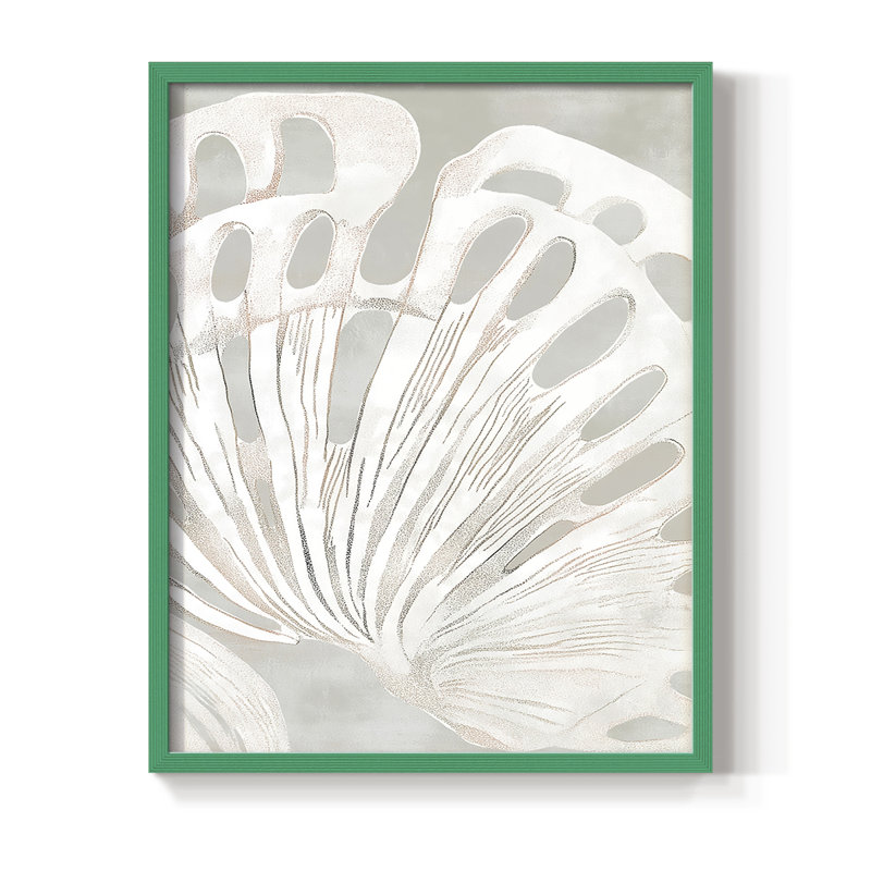 NAUTICAL Series XXII, reproduction encadrée - bois massif, Vert, H 30 po x l 24 po