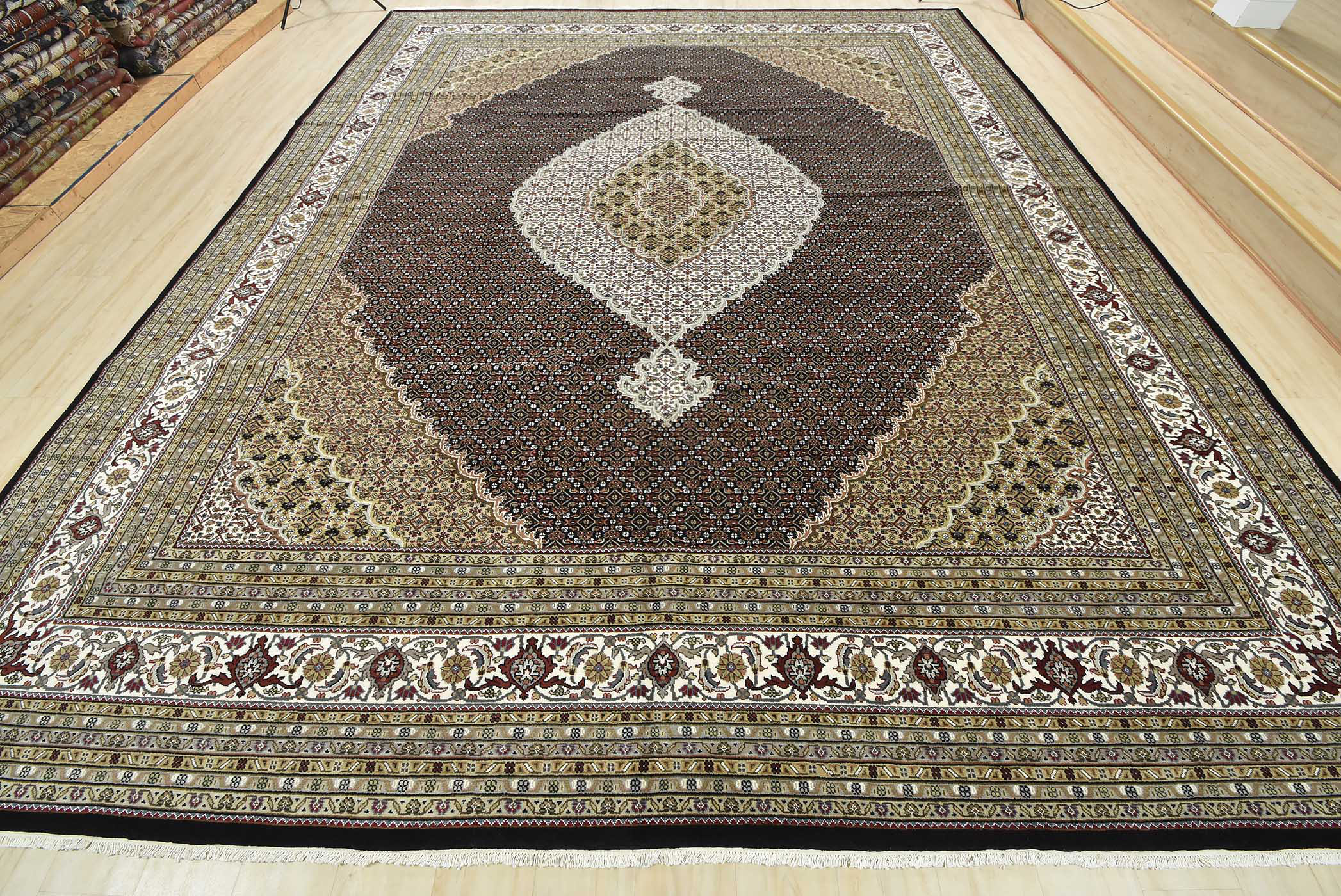 ERugBazaar Fine Tabriz Mahi 11'11