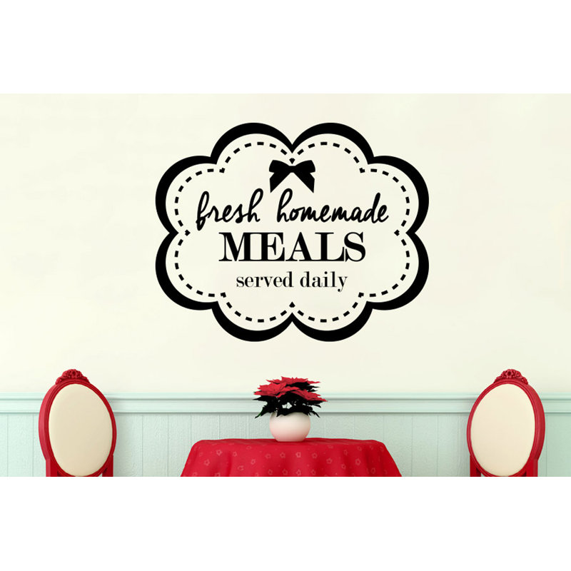 Wall Decal, Black, Medium