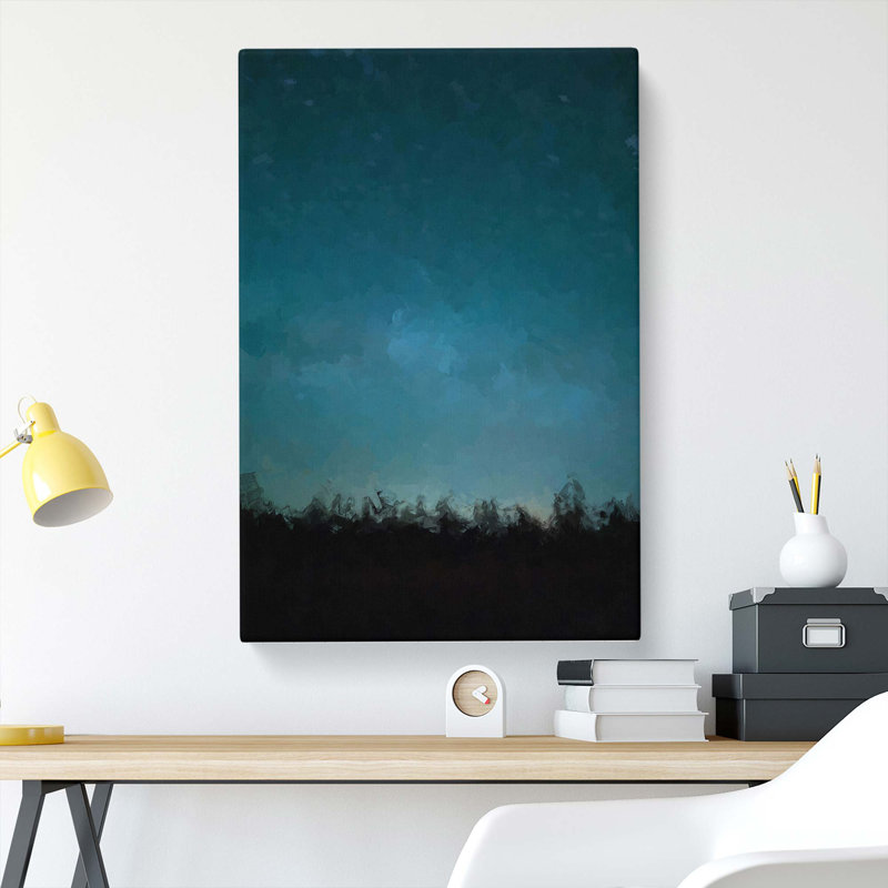 Above The Forest In Abstract - Wrapped Canvas, 76cm H x 50cm W x 3cm D