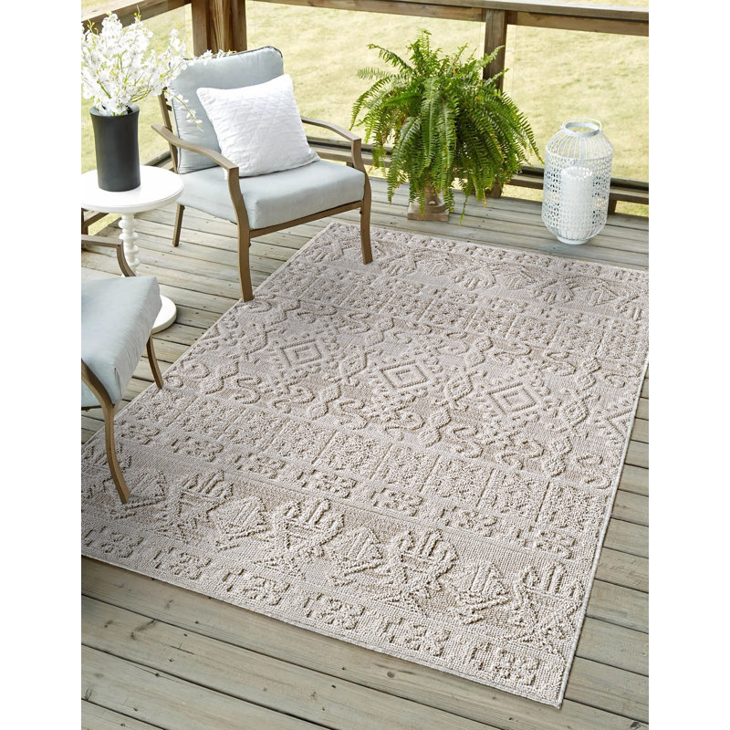 Tapis performance tissé à la machine Terra Catalina - Naturel - 6 pi 7 po x 9 pi, 6 pi 7 po x 9 pi