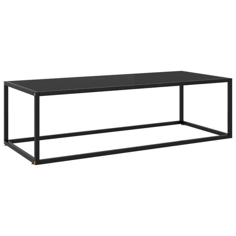 Table basse Ebern Designs, H 13,8 po x L 47,2 po x l 19,7 po, Noir