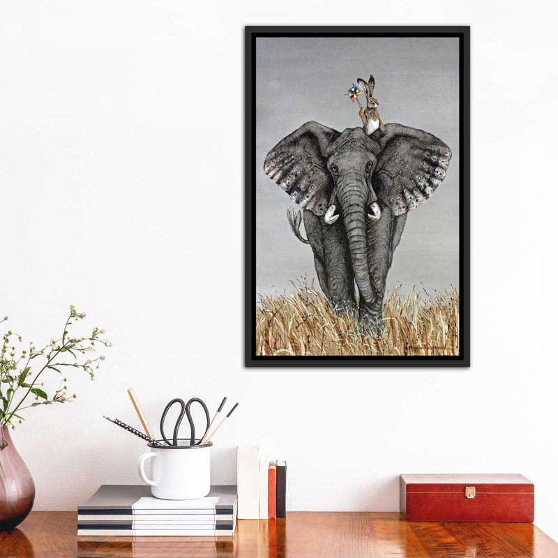 «After The Parade» - reproduction, H 26 po x l 18 po x 1,5 po, Toile avec cadre noir patiné