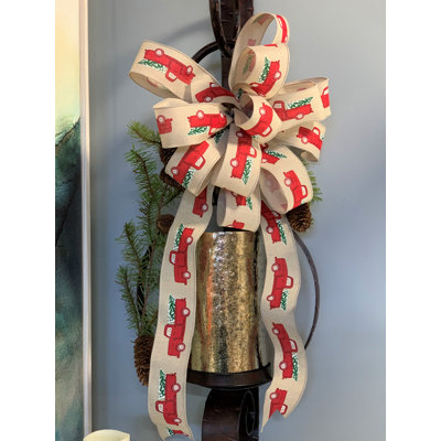 Jivonnee 15'' Bow with 22-26'' Long Tails and Wired Edges
