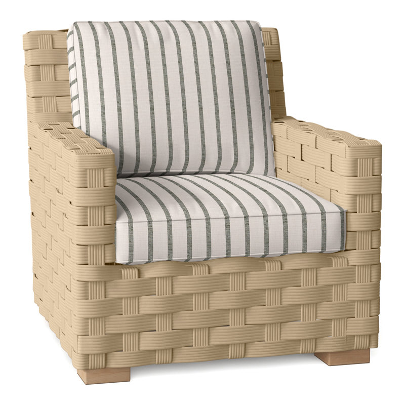 St. Barts Outdoor Armchair, Perigold Mixi Fern, St. Barts Natural Rope