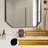 Contemporary Cut Corner Octagonal Scalloped Bathroom Vanity Mirror | Stainless Steel Frame-307394498-313795430
