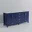 Meuble-lavabo double 84 po x 22 po, comptoir en marbre de Carrare-581797501-581797476-581797497