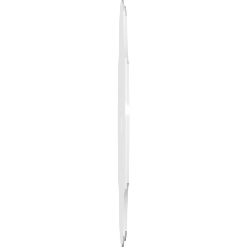 34"OD x 5"ID x 11 3/4"C x 1"P Percival Architectural Grade PVC Contemporary Ceiling Medallion, 1" H x 34" W x 34" D