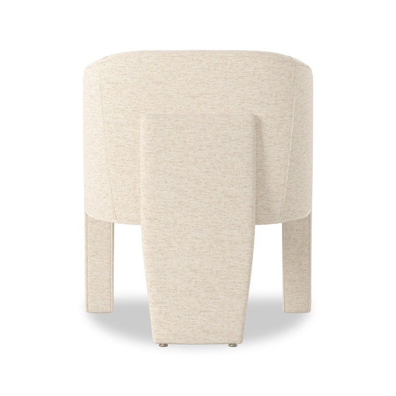 Fae Upholstered Arm Chair, Crypton Nomad Snow