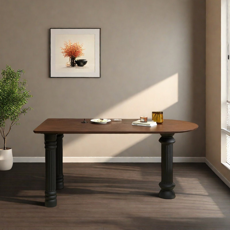 Table de salle à manger Vintage Elegant, H 29,52 po x L 55,11 po x l 27,55 po