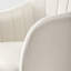 Chaise de bureau rembourrée en velours Farrah-101215813