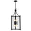 Luminaire suspendu cylindrique à 6 lumières Firoozeh