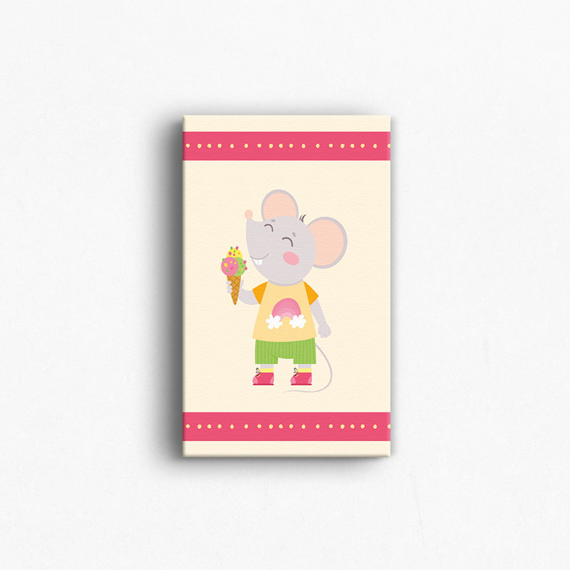 «Celle Baby My Rascal Mouse», art sur toile