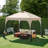 10 Ft. W X 10 Ft. D Iron Pop-Up Canopy with Wind Vent-70354806