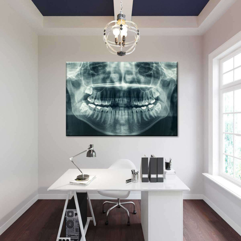 «Dentaire X-Ray View», reproduction sur toile, L 20 po x H 30 po