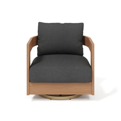 Outdoor Patio Swivel Chair With Cushions