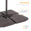 Oyen 17.2 Lb. HDPE Plastic Umbrella Base