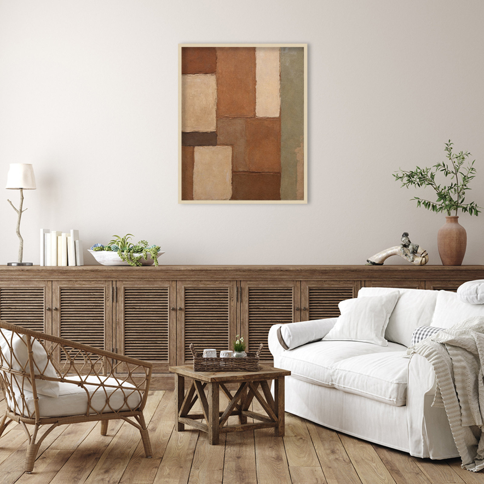 Arcilla Print by Dan Hobday, Brown, 41" H x 33" W