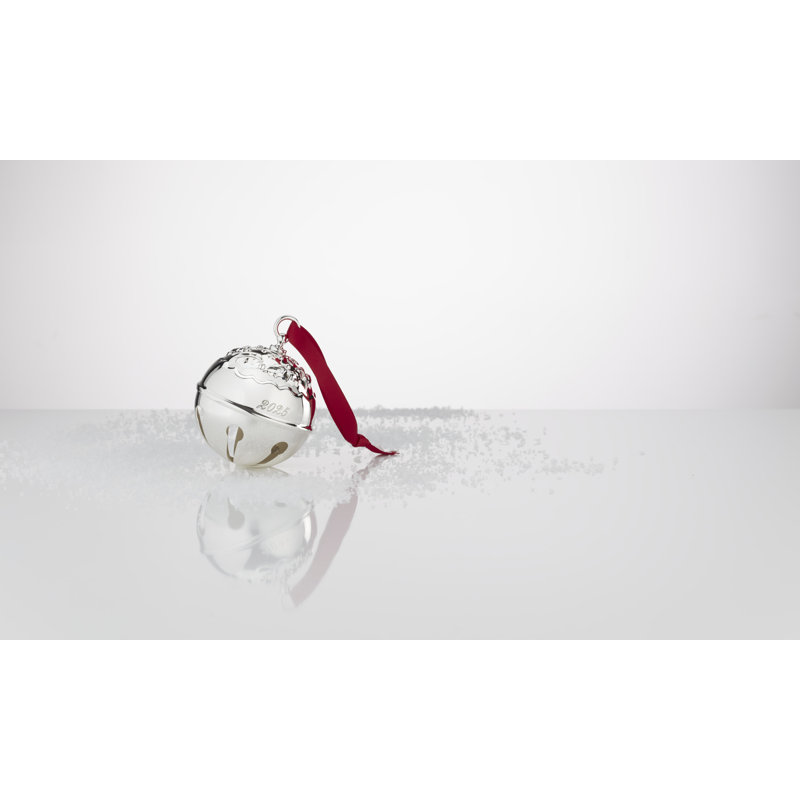 2025 Holly Bell Silverplate Ornament