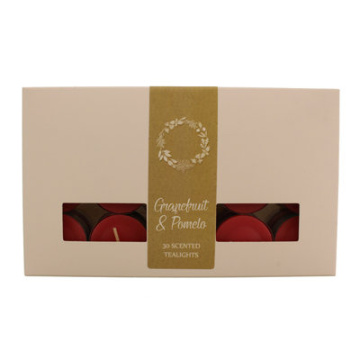 Grapefruit & Pomelo Scented Tealight Candle
