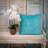 Parkland Collection Cristal Transitional Quilted Aqua Throw Pillow-64709768