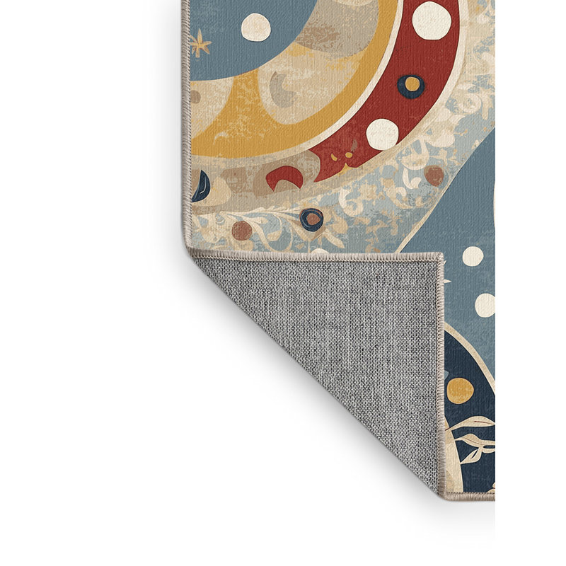 Dynamic Line Rug, Round 6'