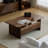 Simple black walnut coffee table-105866278