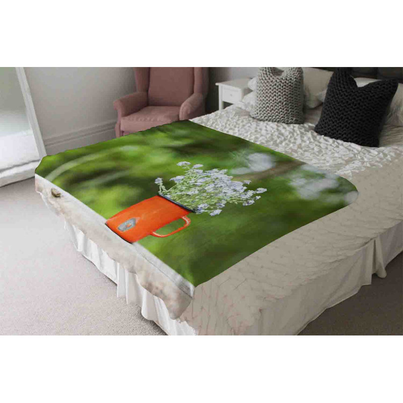 Modra Plain Weave / Muslin Throw Blanket