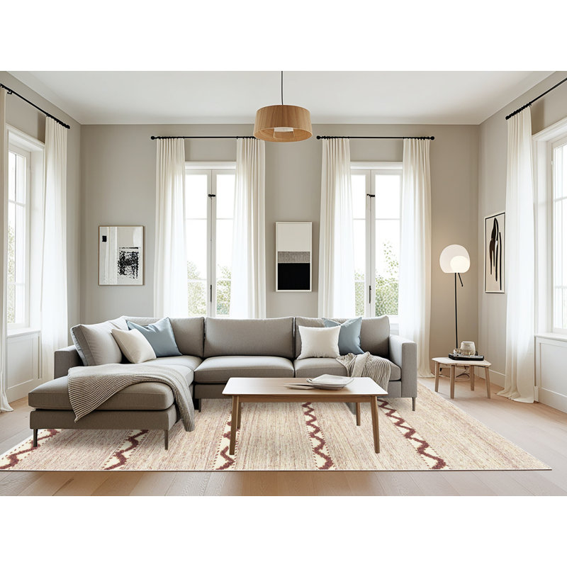 Tapis abstrait moderne 3062, Rectangle 8 pi x 12 pi