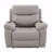 Light Gray Polished Microfiber With Power Motion Function With Recliner Function With Lift, Heating And With Massage Function Chair-929112943