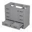 Meuble-lavabo sans lavabo Dancy, base d'armoire seulement, six tiroirs-1117097797-1117097794
