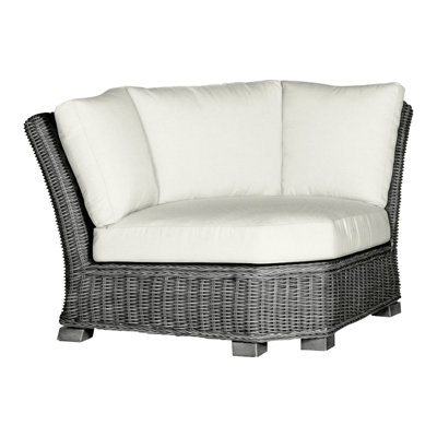 Rustic Woven Sectional Corner